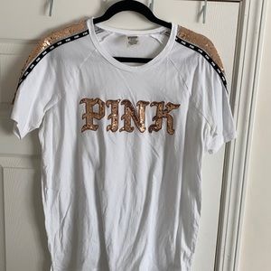 VS Pink white t-shirt